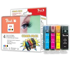 Peach BCI-3 alternativní inkoustová kazeta pro Canon / CombiPack