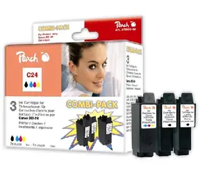 Peach BCI-24 alternativní cartridge /  2x9, 1x15 ml / CombiPack