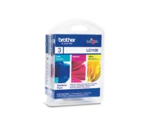 Brother LC-1100HYRBWBP originální cartridge / DCP-185, DCP-585 / 3x 750 stran / MultiPack