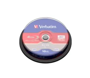 Verbatim 10ks Blu-Ray BD-RE 25GB 2× / Spindl