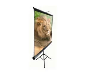 ELITE SCREENS plátno mobilní trojnožka 85" (1:1) černá / 152.4 x 152.4cm / zisk 1.1