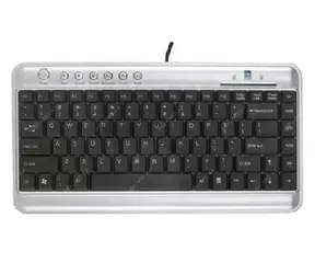 A4tech KL-5UP / Klávesnice k notebooku / USB / CZ / Černá