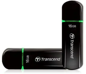 Transcend JetFlash V600 4GB  černo-zelený / Flash Disk / USB 2.0