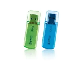 Silicon Power HELIOS 101 / 32GB / Flash disk / USB 2.0 / Hlníkový / Modrý / doprodej