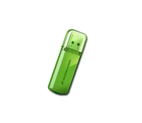 Silicon Power HELIOS 101 / 32GB / Flash disk / USB 2.0 / Hlníkový / Zelený