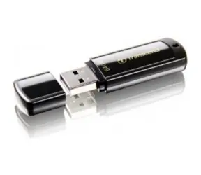 Transcend JetFlash 350 8GB černá / Flash Disk / USB 2.0