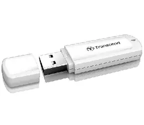 Transcend JetFlash 370 64GB bílá / Flash Disk / USB 2.0