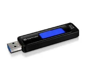 Transcend JetFlash 760 64GB černo-modrá / Flash Disk / USB 3.2 Gen 1 - (USB-A 3.0)