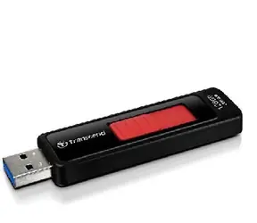 Transcend JetFlash 760 128GB Černo-červená / Flash Disk / USB 3.2 Gen 1 - (USB-A 3.0)