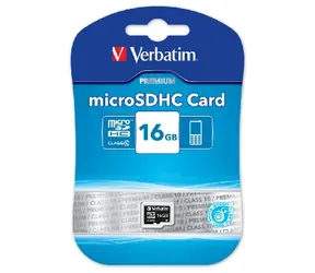 Verbatim MicroSDHC 16GB paměťová karta / Class 10