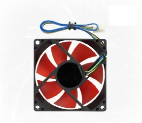 AIREN FAN RedWings80 Clever ventilátor / 80 x 80 x 25mm / 9.5-21dBA / červená