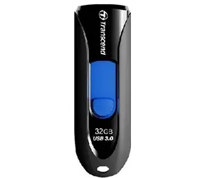 Transcend JetFlash 790 32GB černo-modrá / Flash Disk / USB 3.2 Gen 1 - (USB-A 3.0)