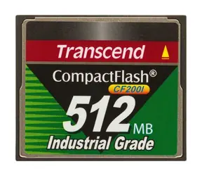 Transcend Compact Flash karta 512MB 200x / pro průmyslové využití