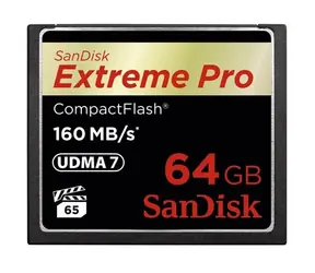 SanDisk Compact Flash Extreme 64GB / rychlost až 160MB/s