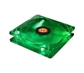 THERMALTAKE  AF0028 Thunderblade Fan / 80x80 / LED / Green / 2000RPM / kluzné ložisko / zelená LED