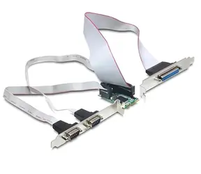Delock MiniPCIe I/O PCIe full size 2 x seriový RS-232 / 1 x paralelní