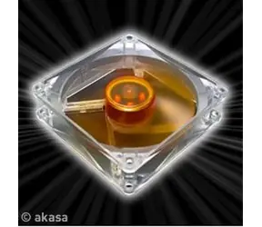 AKASA AK-184-L2B / 92mm ventilátor / 1400RPM / 18dB(A) / 2x kuličkové ložisko