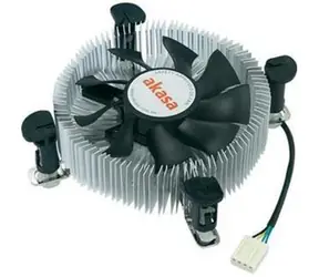 AKASA AK-CCE-7106HP / nízkoprofilový chladič pro Intel 775/1150/1156/1155 pro Mini-ITX, micro-ATX
