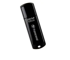 Transcend JetFlash 700 128GB černá / Flash Disk / USB 3.2 Gen 1 - (USB-A 3.0) / doprodej