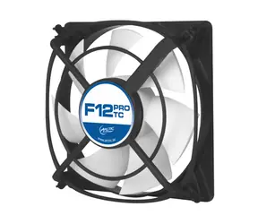 ARCTIC F12 PRO TC / 120 mm / Fluid Dynamic Bearing / 0.3 Sone @ 1300 RPM / 91.7 m3h / 3-pin