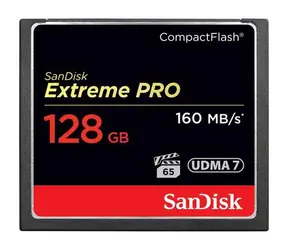SanDisk Compact Flash Extreme 128GB / rychlost až 160/150MB/s