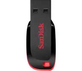 SanDisk Cruzer Blade 16 GB / Flash Disk / USB 2.0 / zápis: 7MB/s; čtení: 18MB/s / černá