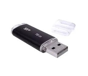 Silicon Power Ultima U02 / 16GB / Flash disk / USB 2.0 / černý