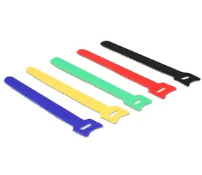 Delock Vázací pásky na suchý zip barevné / D 150 x Š 12 mm / 10 ks