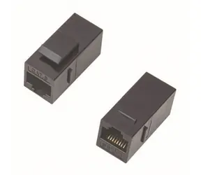 DATACOM Spojka panel UTP 2 x RJ45 CAT6 / 8p8c / přímá / plast