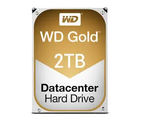 WD Gold 2TB / HDD / 3.5" SATA III / 7 200 rpm / 128MB cache / 5y