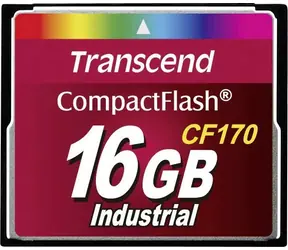 Transcend CF170 16GB / CF CARD / UDMA0-5 / MDMA0-2 / PIO0-6 / R:90MBs / W:60MBs