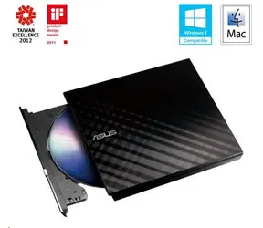 ASUS SDRW-08D2S-U LITE (retail) černá / DVD±RW ext. vypalovačka / slim / USB 2.0  