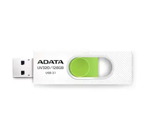ADATA UV320 128GB bílo-zelená / Flash Disk / USB 3.1