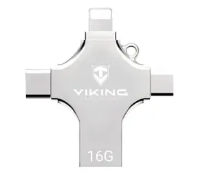 VIKING USB FLASH DISK 16GB 4v1 / LIGHTNING / USB-C / MICRO USB / USB-A