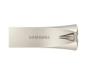 SAMSUNG Drive BAR Plus 128GB stříbrná / Flash Disk / USB 3.1 / rychlost až 200MBs