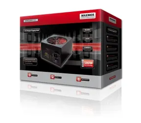 Xilence Power 580 W SPS-XP580.(12) Bulk / 580W / ATX 12V 2.2 / fan 12cm / bez nap. kabelu