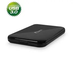 Fantec ALU-25U3 černá / externí box pro 2.5" SATA SSD / USB 3.0