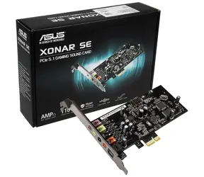 ASUS XONAR SE / zvuková karta / PCI-E / 5.1 / výstup 3 x 3.5 mm jack & SPDIF