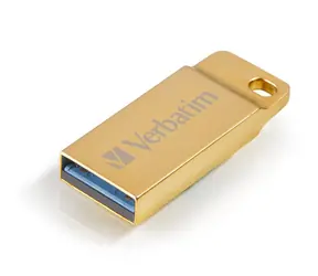 Verbatim Store 'n' Go Metal Executive 16GB zlatá / Flash Disk / USB 3.0 / čtení: 80MBs / zápis: 25MBs