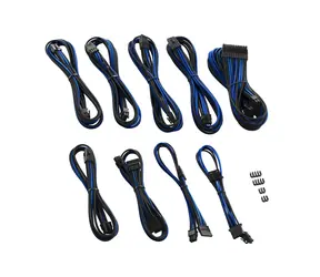 CableMod PRO ModMesh C-Series Kabel Kit pro Corsair Rmi & RMx - černo-modrá