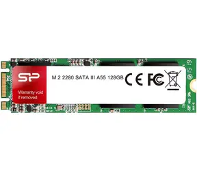 Silicon Power M.2 2280 A55 128GB / Interní SSD / M.2 / SATA III / čtení:560MBs / zápis:530MBs / TLC