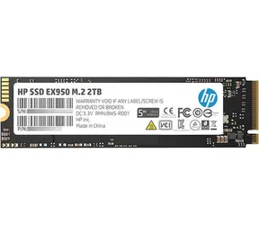 HP EX950 2TB / M.2 / PCIe Gen3 x4 NVMe / R: 3500MBs / W: 2900MBs / IOPS: 410K 380K