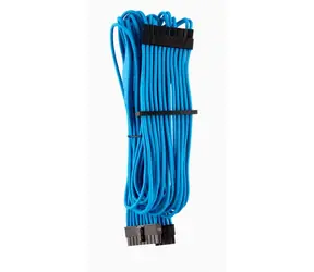 Corsair Premium Sleeved 24-Pin-ATX kabel (Gen 4) modrá / textilní opletení / délka 610 mm