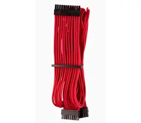 Corsair Premium Sleeved 24-Pin-ATX kabel (Gen 4) červená / textilní opletení / délka 610 mm