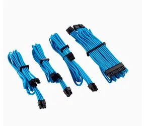 Corsair Premium Sleeved PSU kabelový kit (Gen 4) modrá / 1xATX 24pin / 1xATX12V 4+4pin / 2xPCIe 6+2pin 