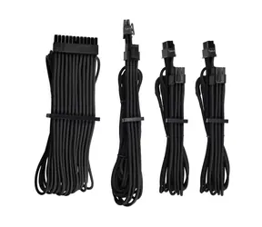 Corsair Premium Sleeved PSU kabelový kit (Gen 4) černá / 1xATX 24pin / 1xATX12V 4+4pin / 2xPCIe 6+2pin 
