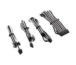 Corsair Premium Sleeved PSU kabelový kit (Gen 4) bílo-černá / 1xATX 24pin / 1xATX12V 4+4pin / 2xPCIe 6+2pin 