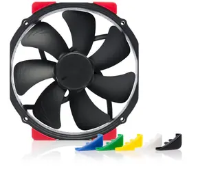 Noctua NF-A15 HS-PWM chromax.black.swap / 140mm / SSO2 Bearing / 24.6 dB @ 1500 RPM / 140.2 m3h / 4-pin PWM