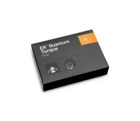 EKWB EK-Quantum Torque 6-Pack HDC 12 - Nickel / G1|4" na 12mm OD / stříbrná / 6ks