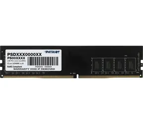 Patriot Signature 32GB (1x32GB) 2666MHz / DIMM / DDR4 / CL19 / Unbuffered / Non-ECC / 1.2V